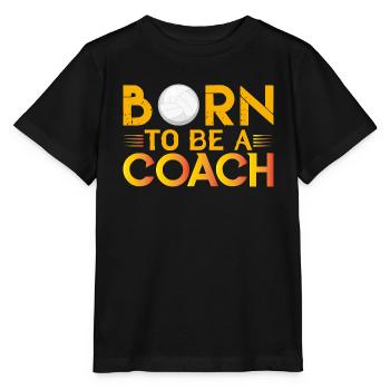 Cadeau coach Volleyball coach | Coach Volleyball - T-shirt bio MINI CREATOR Stanley/Stella Enfant - noir - Devant - Mikhail (115cm)