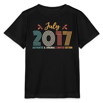 Juillet 2017 anniversaire Juillet 2017 Juillet - T-shirt bio MINI CREATOR Stanley/Stella Enfant - noir - Devant - Mikhail (115cm)