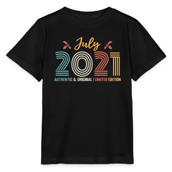 July 2021 Birthday July 2021 July - Stanley/Stella MINI CREATOR Kids’ T-Shirt - black - Front - Mikhail (115cm)