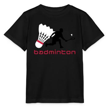 badminton_022011_y_3c - Stanley/Stella Kinder T-Shirt MINI CREATOR  - Schwarz - Vorne - Mikhail (115cm)