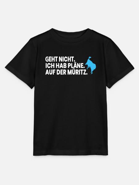 Pläne Auf Der Müritz - Stanley/Stella Kinder T-Shirt MINI CREATOR - Schwarz