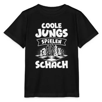 Schach Jungs Schachspieler Jungen - Stanley/Stella Kinder T-Shirt MINI CREATOR  - Schwarz - Vorne - Mikhail (115cm)
