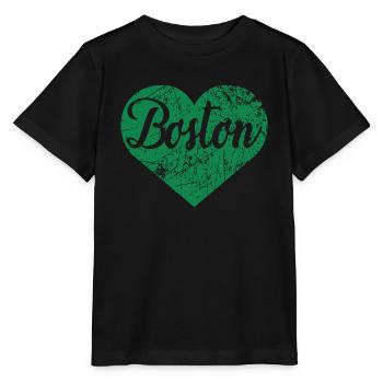 Boston - Stanley/Stella Kinder T-Shirt MINI CREATOR  - Schwarz - Vorne - Mikhail (115cm)