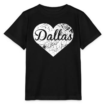 Cœur de Dallas - T-shirt bio MINI CREATOR Stanley/Stella Enfant - noir - Devant - Mikhail (115cm)