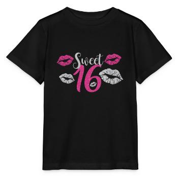 Sweet sixteen sixteenth - Stanley/Stella MINI CREATOR Kids’ T-Shirt - black - Front - Mikhail (115cm)