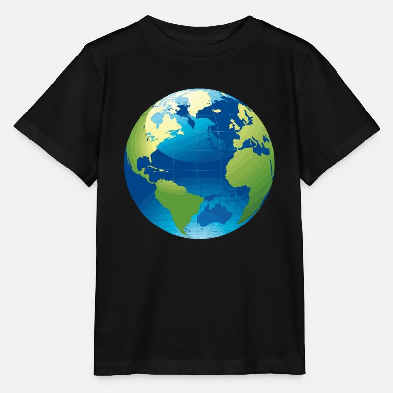Globe - globe - Stanley/Stella MINI CREATOR Kids’ T-Shirt - black