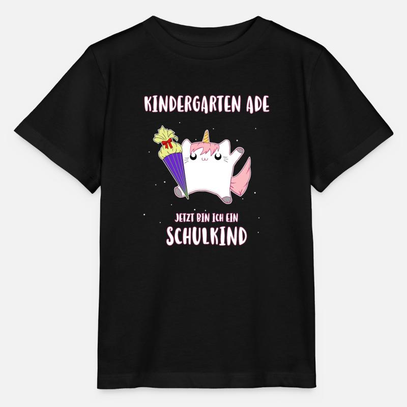 Caticorn Schulkind - Stanley/Stella Kinder T-Shirt MINI CREATOR  - Schwarz