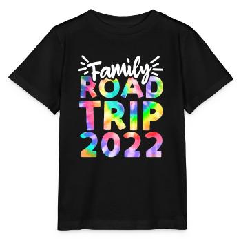 Road trip en famille 2022 Voyage en voiture - T-shirt bio MINI CREATOR Stanley/Stella Enfant - noir - Devant - Mikhail (115cm)
