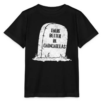 Il vaut mieux qu’il y ait une pierre tombale de chinchillas. - T-shirt bio MINI CREATOR Stanley/Stella Enfant - noir - Devant - Mikhail (115cm)