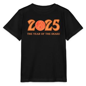 The Year Of The Snake 2025 - Chinese Year - Stanley/Stella MINI CREATOR Kids’ T-Shirt - black - Front - Mikhail (115cm)