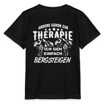 Bergsteigen - Stanley/Stella Kinder T-Shirt MINI CREATOR  - Schwarz - Vorne - Mikhail (115cm)