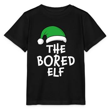Der gelangweilte Elf - Stanley/Stella Kinder T-Shirt MINI CREATOR  - Schwarz - Vorne - Mikhail (115cm)