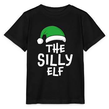The Silly Elf - Stanley/Stella MINI CREATOR Kids’ T-Shirt - black - Front - Mikhail (115cm)