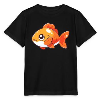 Poisson - T-shirt bio MINI CREATOR Stanley/Stella Enfant - noir - Devant - Mikhail (115cm)