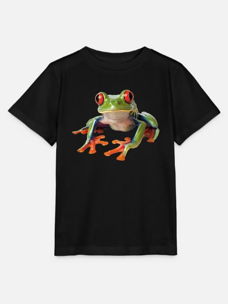 Frog - Stanley/Stella T-shirt MINI CREATOR til børn - sort