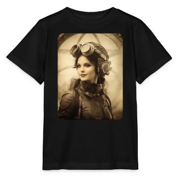ready for take-off - Stanley/Stella MINI CREATOR Kids’ T-Shirt - black - Front - Mikhail (115cm)