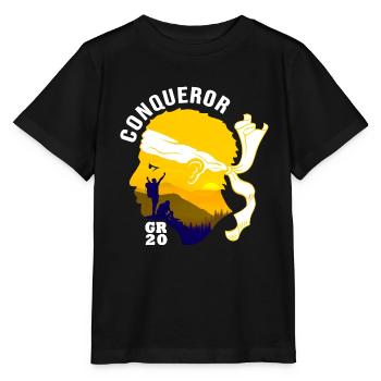 Eroberer GR20 Korsika Wandern - Stanley/Stella Kinder T-Shirt MINI CREATOR  - Schwarz - Vorne - Mikhail (115cm)