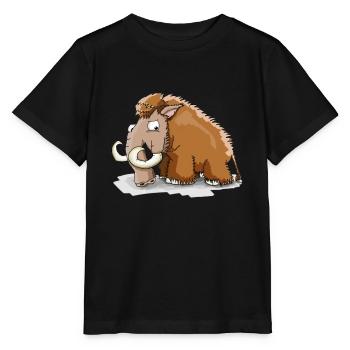 Mammut - Stanley/Stella Kinder T-Shirt MINI CREATOR  - Schwarz - Vorne - Mikhail (115cm)