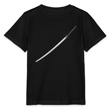 japanese katana sword samurai schwert japanisches - Stanley/Stella Kinder T-Shirt MINI CREATOR  - Schwarz - Vorne - Mikhail (115cm)