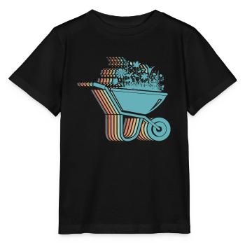 garden, hobby gardener, florist, gardener, gardener - Stanley/Stella MINI CREATOR Kids’ T-Shirt - black - Front - Mikhail (115cm)