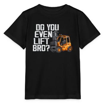 Do You Even Lift Bro - T-shirt bio MINI CREATOR Stanley/Stella Enfant - noir - Devant - Mikhail (115cm)