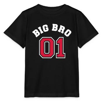 Big Bro 01 - Big Brother - Stanley/Stella Kinder T-Shirt MINI CREATOR  - Schwarz - Vorne - Mikhail (115cm)