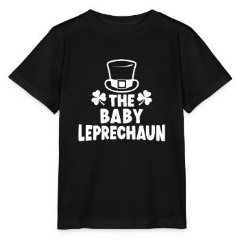 The Baby Leprechaun - Stanley/Stella MINI CREATOR Kids’ T-Shirt - black - Front - Mikhail (115cm)