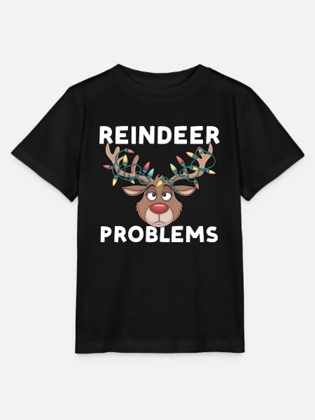 Reindeer Problems - Stanley/Stella Kinder T-Shirt MINI CREATOR - Schwarz