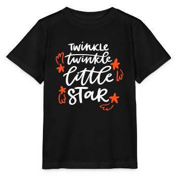 Twinkle little Star Funkel kleiner Stern Baby Kind - Stanley/Stella Kinder T-Shirt MINI CREATOR  - Schwarz - Vorne - Mikhail (115cm)
