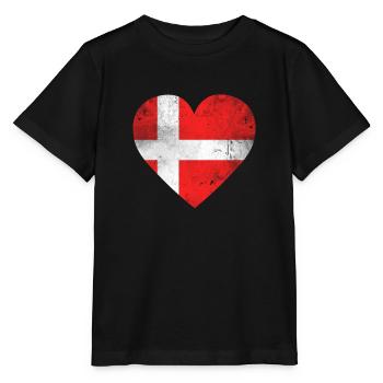 Gift Denmark flag danish flag danish - Stanley/Stella MINI CREATOR Kids’ T-Shirt - black - Front - Mikhail (115cm)