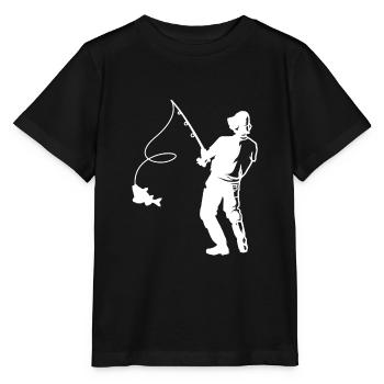 angling - Stanley/Stella MINI CREATOR Kids’ T-Shirt - black - Front - Mikhail (115cm)