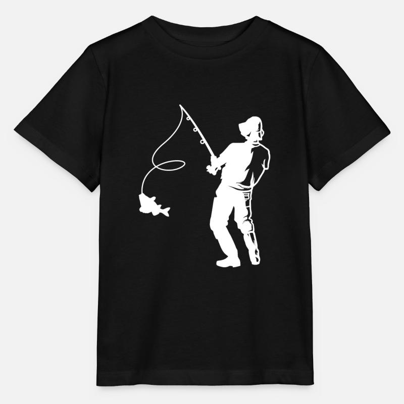 Angeln - Stanley/Stella Kinder T-Shirt MINI CREATOR  - Schwarz