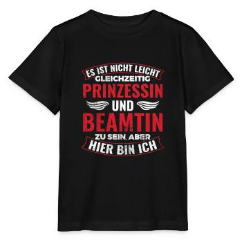 Gleichzeitig Prinzessin Und Beamtin Sein Beamter - Stanley/Stella Kinder T-Shirt MINI CREATOR  - Schwarz - Vorne - Mikhail (115cm)