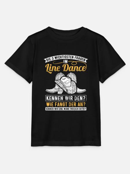 Line Dance Geschenk - Stanley/Stella Kinder T-Shirt MINI CREATOR - Schwarz
