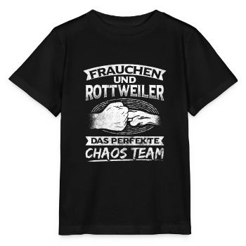 Rottweiler Hund Rottweiler Besitzer - Stanley/Stella Kinder T-Shirt MINI CREATOR  - Schwarz - Vorne - Mikhail (115cm)