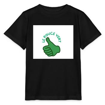 LE POUCE VERT 1 - T-shirt bio MINI CREATOR Stanley/Stella Enfant - noir - Devant - Mikhail (115cm)