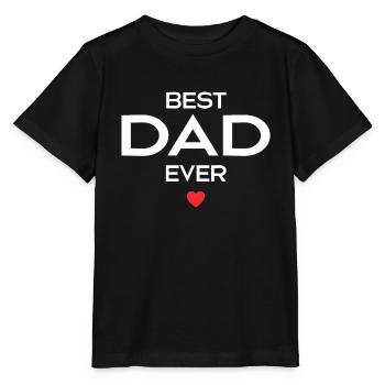 Bester Vater aller Zeiten - Stanley/Stella Kinder T-Shirt MINI CREATOR  - Schwarz - Vorne - Mikhail (115cm)