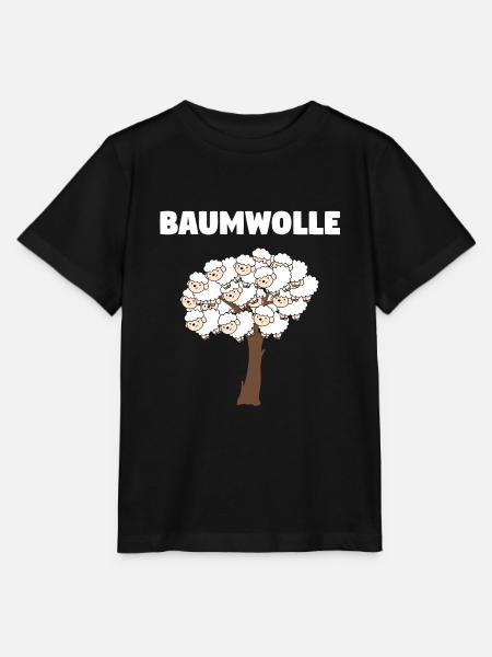 Baumwolle - Schafdesign - Stanley/Stella Kinder T-Shirt MINI CREATOR - Schwarz
