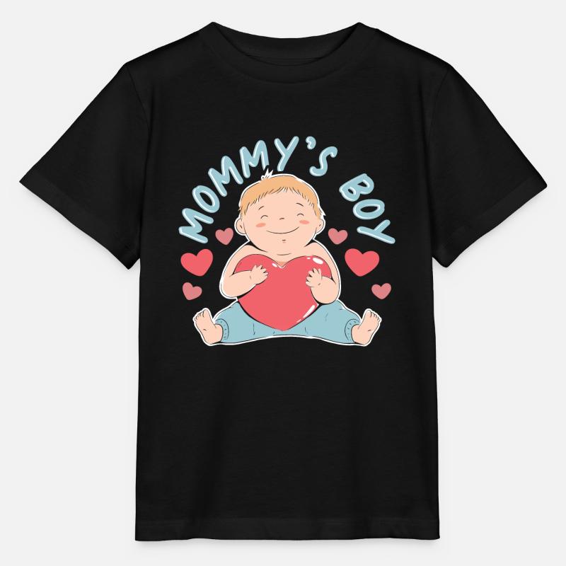 Mommys Boy - Stanley/Stella Kinder T-Shirt MINI CREATOR  - Schwarz