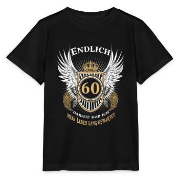 Cadeau d'anniversaire 60 - T-shirt bio MINI CREATOR Stanley/Stella Enfant - noir - Devant - Mikhail (115cm)