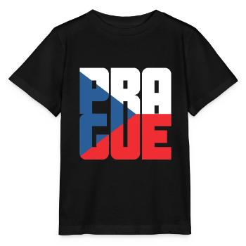 Prag - Stanley/Stella Kinder T-Shirt MINI CREATOR  - Schwarz - Vorne - Mikhail (115cm)