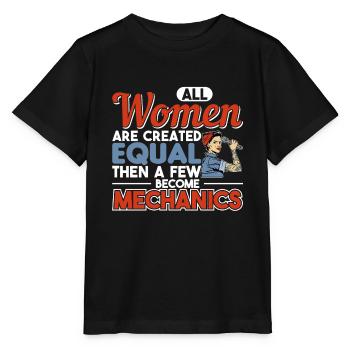 Mécanicien mécanicien - T-shirt bio MINI CREATOR Stanley/Stella Enfant - noir - Devant - Mikhail (115cm)