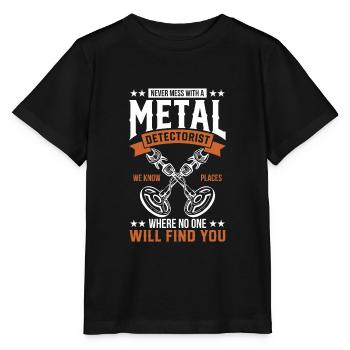 Metal detector metal detection metal detection metal detection - Stanley/Stella MINI CREATOR Kids’ T-Shirt - black - Front - Mikhail (115cm)