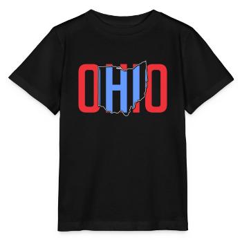 Ohio Cleveland Amerika Cincinnati Ohio State - Stanley/Stella Kinder T-Shirt MINI CREATOR  - Schwarz - Vorne - Mikhail (115cm)