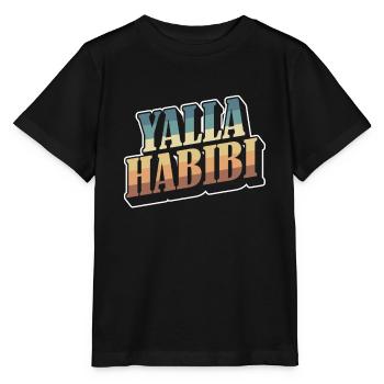 Yalla Habibi Arabisch Arabisches Schätzchen Muslim - Stanley/Stella Kinder T-Shirt MINI CREATOR  - Schwarz - Vorne - Mikhail (115cm)