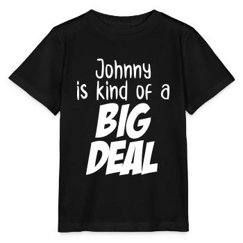 Johnny ist eine große Sache - Stanley/Stella Kinder T-Shirt MINI CREATOR  - Schwarz - Vorne - Mikhail (115cm)