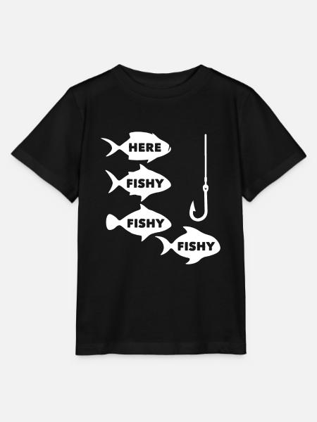 Angler - Stanley/Stella Kinder T-Shirt MINI CREATOR  - Schwarz