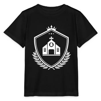 Kirche Wappen - Stanley/Stella Kinder T-Shirt MINI CREATOR  - Schwarz - Vorne - Mikhail (115cm)
