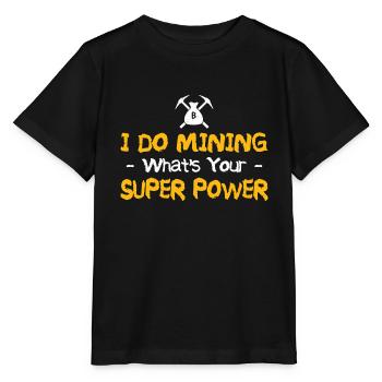 Exploitation minière - T-shirt bio MINI CREATOR Stanley/Stella Enfant - noir - Devant - Mikhail (115cm)