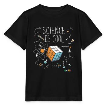 Rubik's Cube Science Cool - T-shirt bio MINI CREATOR Stanley/Stella Enfant - noir - Devant - Mikhail (115cm)